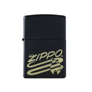 فندک زیپو مدل Regular Black Matte Mp400027 کد 218