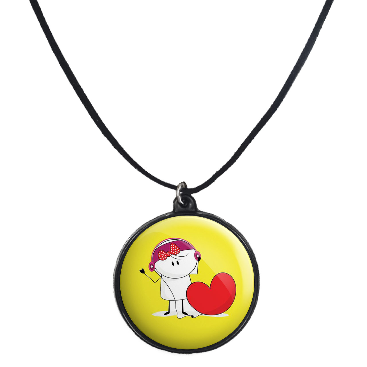 گردنبند پرمانه طرح عاشقانه کد pmb.5269 مدل دو طرفه