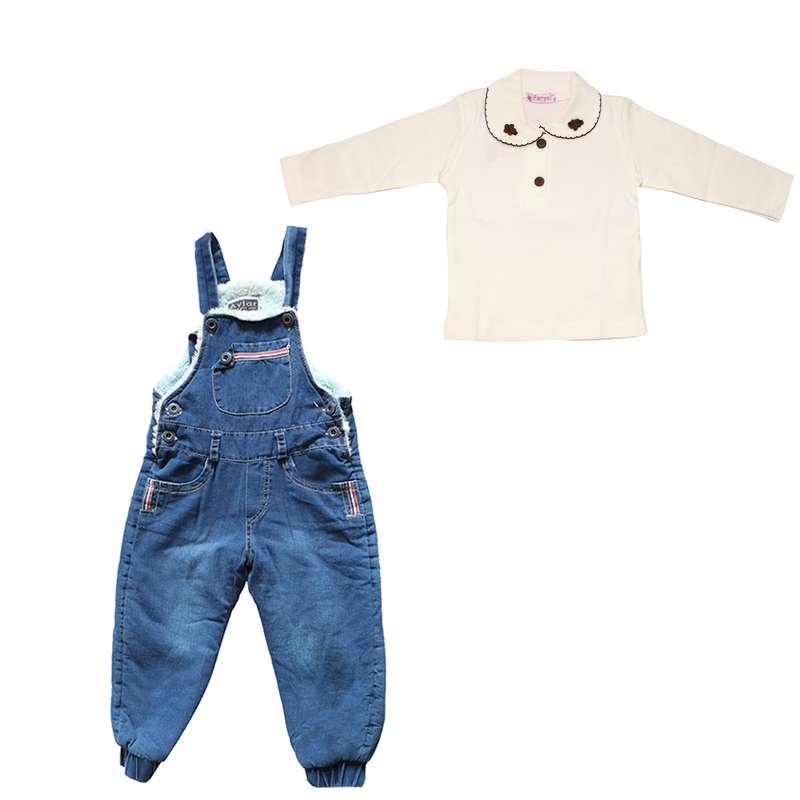 ست بلوز و شلوار دخترانه مدل گل دار