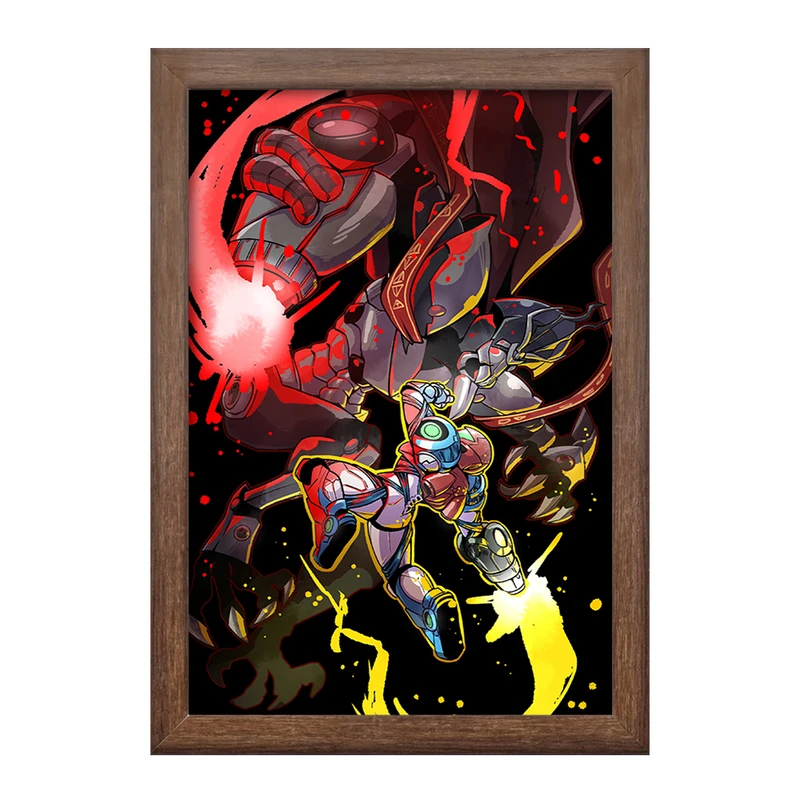 تابلو خندالو طرح بازی متروید (Metroid) کد 35661