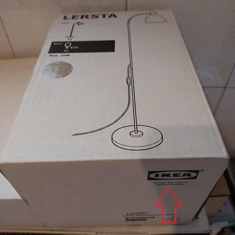 چراغ ایستاده ایکیا مدل LERSTA-601