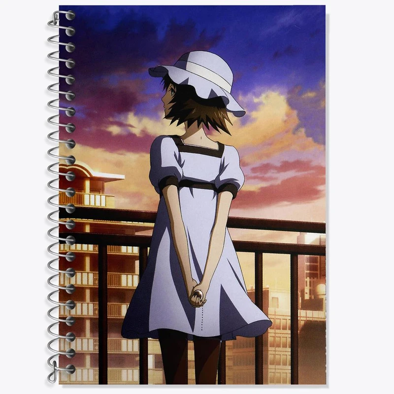 دفتر زبان 50 برگ خندالو مدل سه خط طرح مایوری انیمه اشتاینز گیت کد 17503