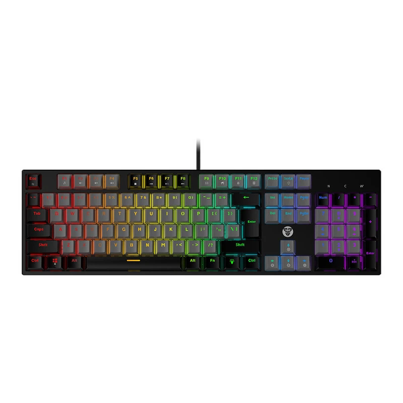 کیبورد گیمینگ فنتک مدل ATOM104 MK886V2Redswitch