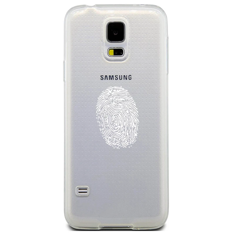 کاور مگافون طرح اثر انگشت مدل C62-W مناسب برای گوشی موبایل سامسونگ Galaxy S5
