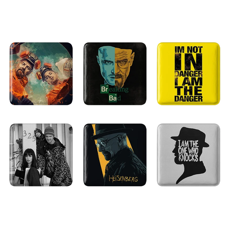 مگنت خندالو مدل سریال Breaking Bad کد 186B مجموعه 6 عددی