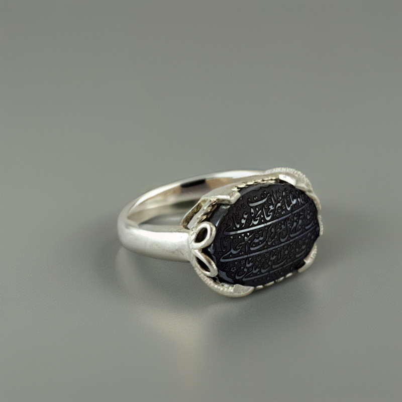 انگشتر نقره زنانه ملک زیور مدل حدید طرح سنجاقک کد 53