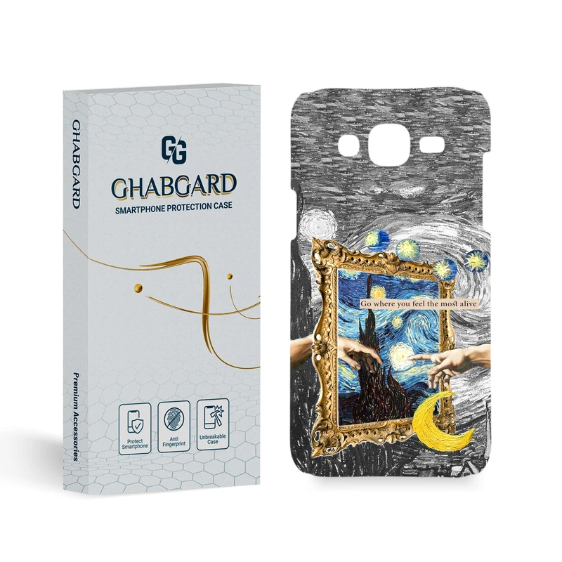 کاور قاب گارد مدل هنری مناسب برای گوشی موبایل سامسونگ Galaxy J5 2015 / J500