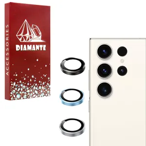 محافظ لنز دوربین فلزی مدل lenjeu Rd مناسب برای گوشی موبایل سامسونگ Galaxy S24 Ultra