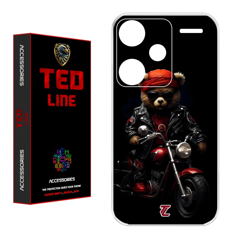 کاور تد لاین طرح تدی کد 1136 مناسب برای گوشی موبایل شیائومی Redmi Note 13 Pro Plus
