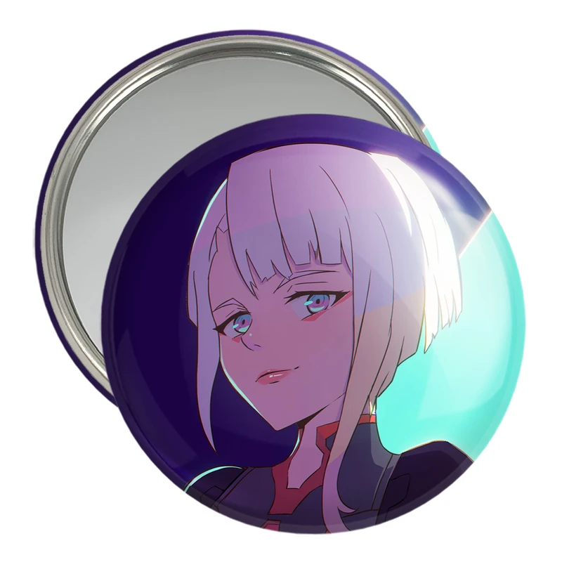 آینه جیبی خندالو مدل لوسی انیمه سایبرپانک کد 23989