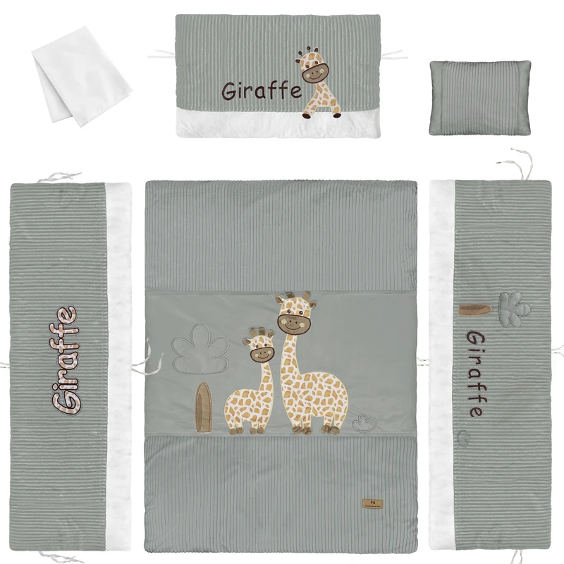 سرویس روتختی ۶ تکه کودک پینک بلو طرح زرافه