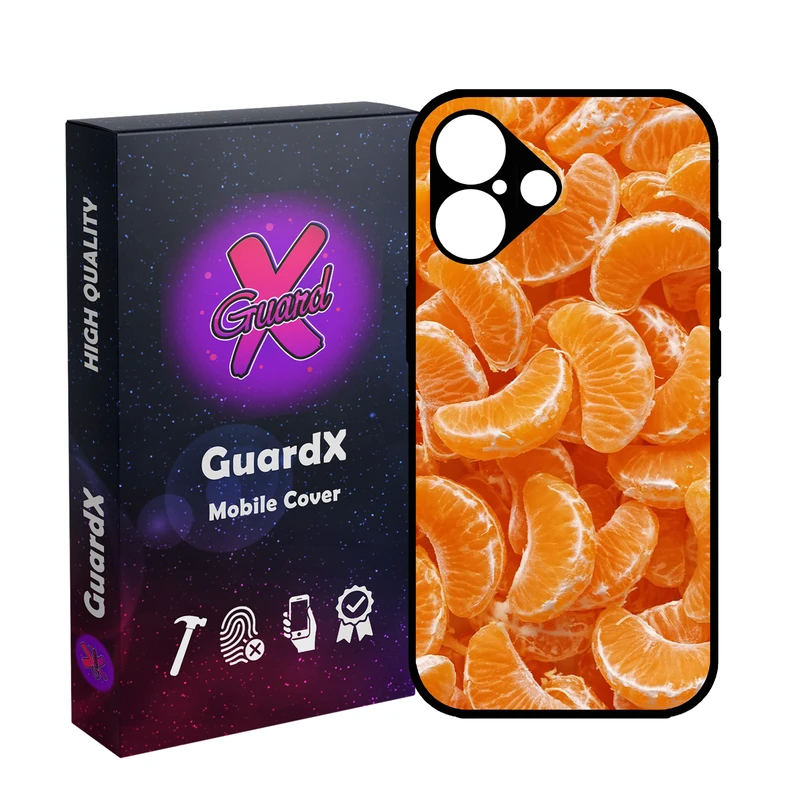 کاور گارد ایکس طرح نارنگی مدل 10985 مناسب برای گوشی موبایل اپل iPhone 16