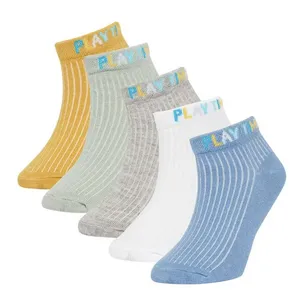 جوراب زنانه دفکتو مدل آنتی باکتریال Play Time بسته 5 عددی