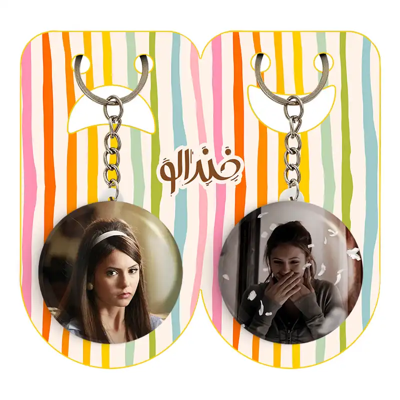 جاکلیدی خندالو مدل الینا گیلبرت خاطرات یک خون آشام The Vampire Diaries کد 2028020283 مجموعه 2 عددی