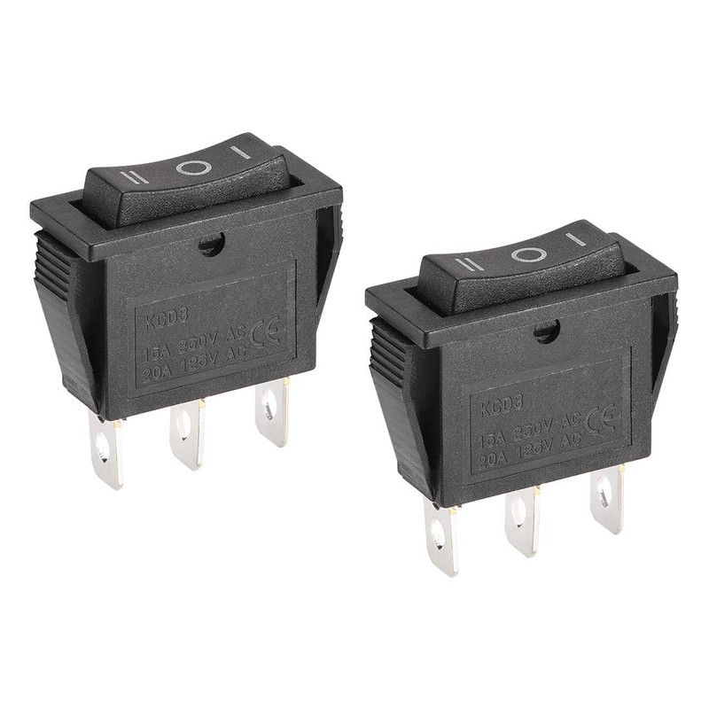 کلید راکر مدل 3 وضعیتی کد KCD3 بسته 2 عددی