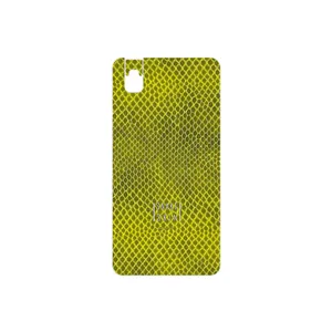 MAHOOT Yellow Snake Skin Cover Sticker for Huawei Shot X