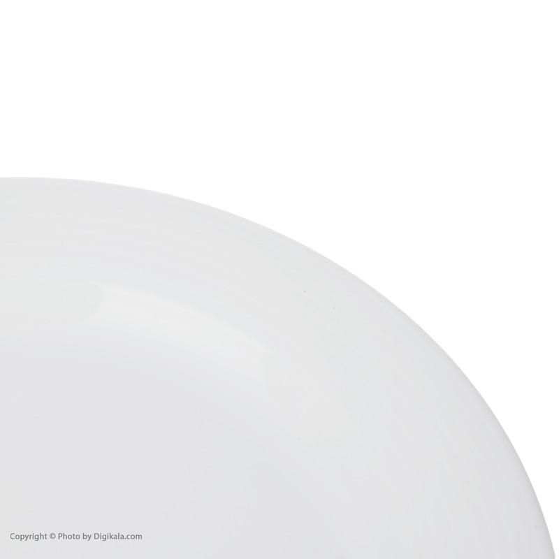 بشقاب غذاخوری چینی زرین ایران سری هتلی 49 کد 25 درجه عالی بسته 6 عددی