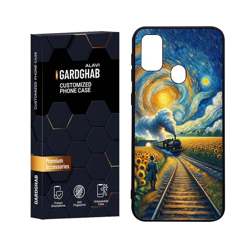 کاور گارد قاب علوی مدل Glass مناسب برای گوشی موبایل سامسونگ Galaxy M30S