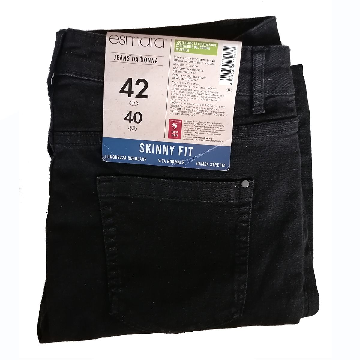 شلوار جین زنانه اسمارا مدل اسکینی فیت کد 13806786 -  - 6