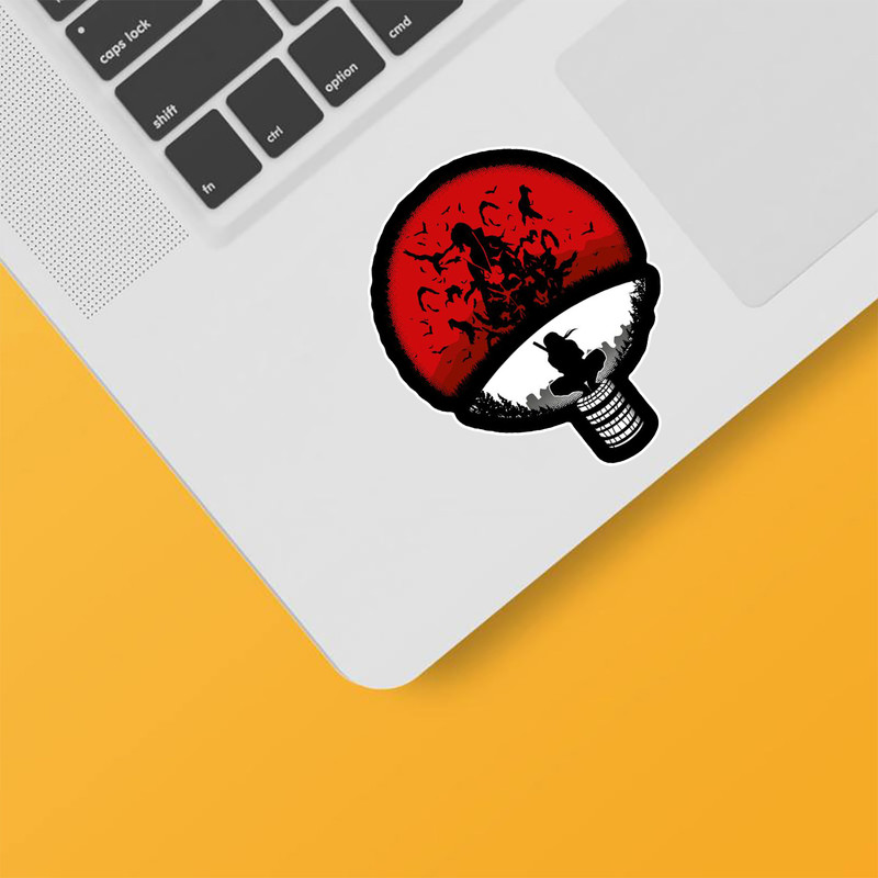 استیکر لپ تاپ و موبایل بووم طرح Anime Naruto مدل Uchiha کد TR115