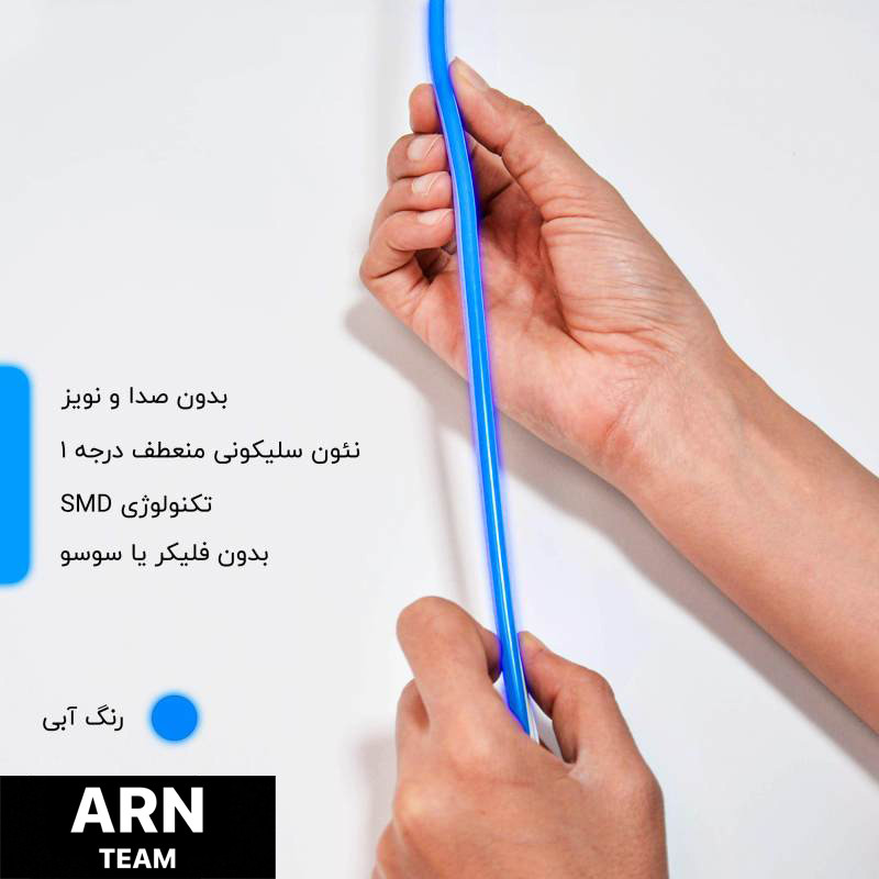 چراغ نئونی دیواری آرن تیم طرح آیکون دسته پلی استیشن کد2