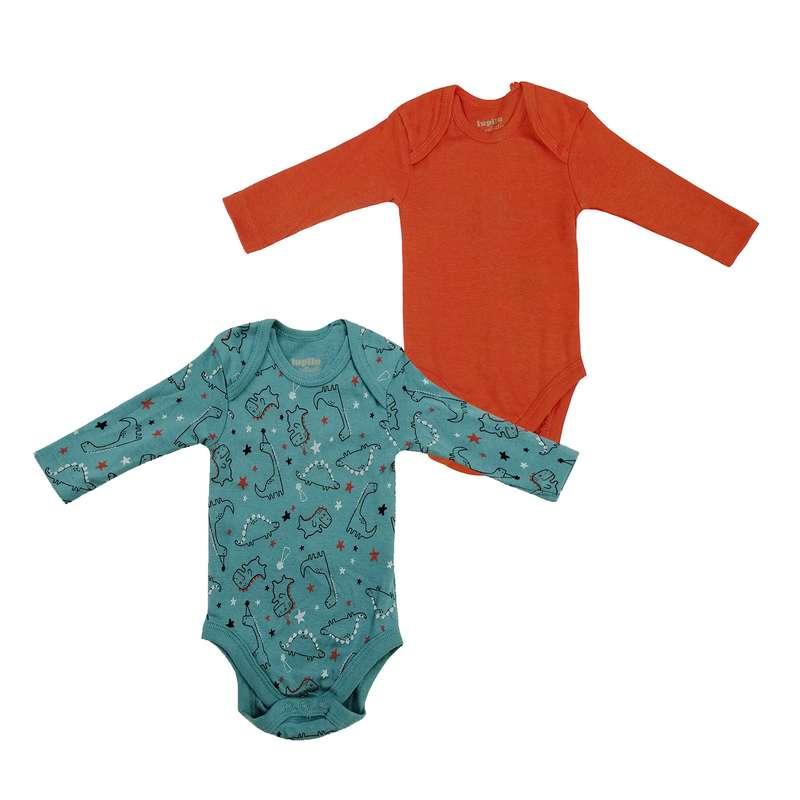 بادی آستین بلند نوزادی لوپیلو مدل 343158 مجموعه 2 عددی