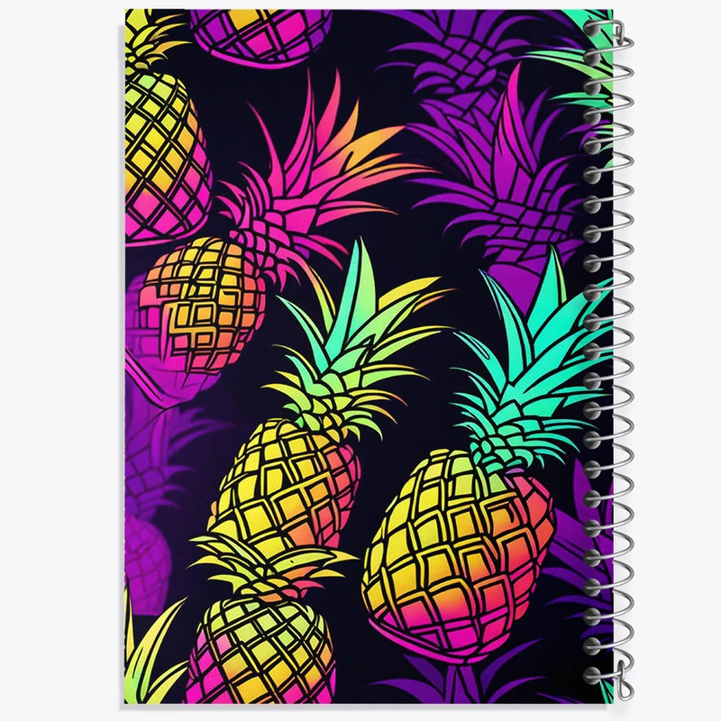 دفتر نقاشی 50 برگ خندالو طرح آناناس کد N1717