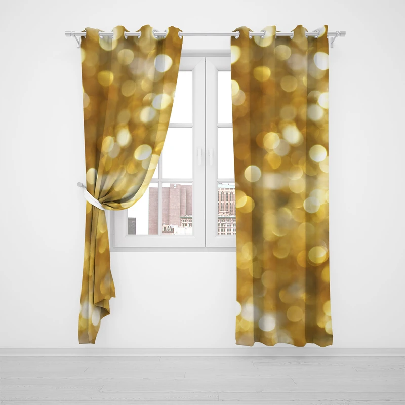 پرده مدل پولکی P2-114 سایز 140x280 سانتی متر