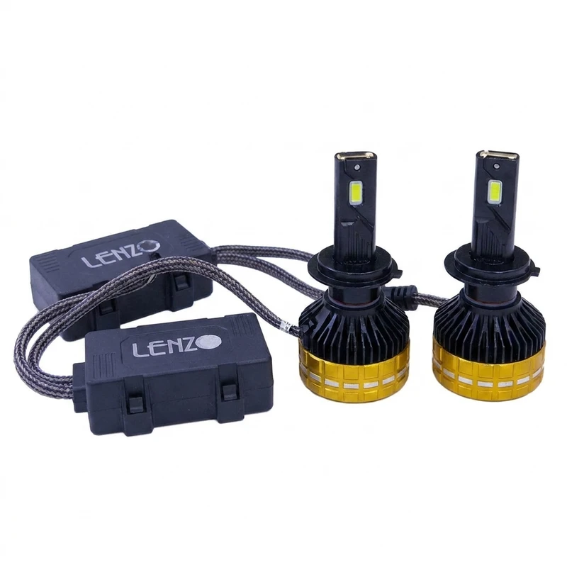 لامپ هدلایت خودرو لنزو مدل Q220plus پایه H7 بسته دو عددی