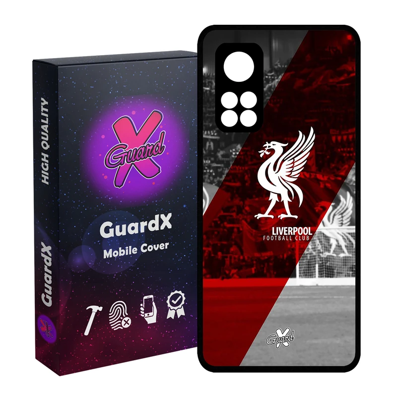 کاور گارد ایکس طرح Liverpool مدل Glass10045 مناسب برای گوشی موبایل شیائومی Mi 10T / Mi 10T Pro
