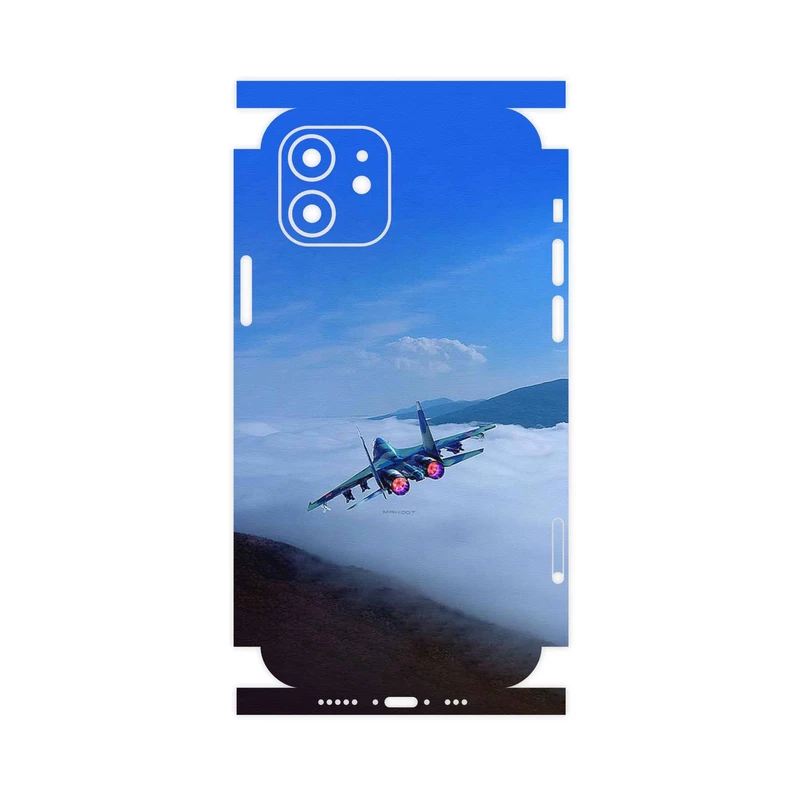 برچسب پوششی ماهوت مدل Fighter plane Su27-FullSkin مناسب برای گوشی موبایل اپل iPhone 12