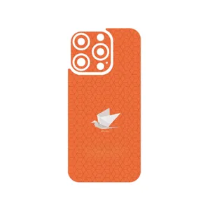 MAHOOT Minimalist origami bird Cover Sticker for Apple iPhone 15 Pro