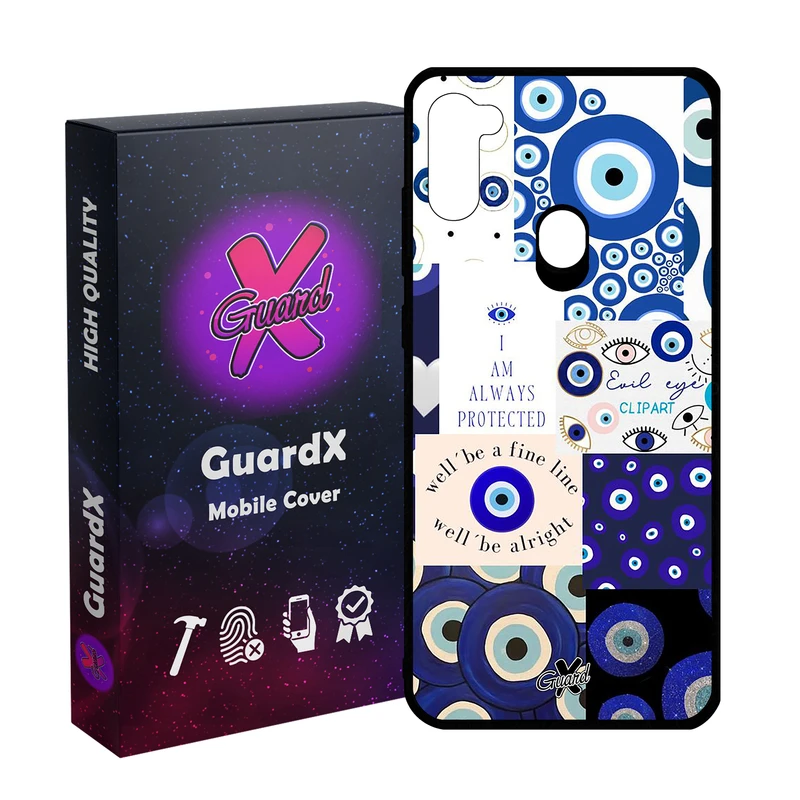 کاور گارد ایکس طرح چشم نظر مدل Glass10430 مناسب برای گوشی موبایل سامسونگ Galaxy A11/M11