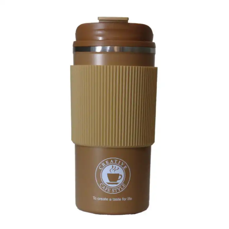 ماگ سفری مدل دور سيلكونی گنجایش 0.45 لیتر