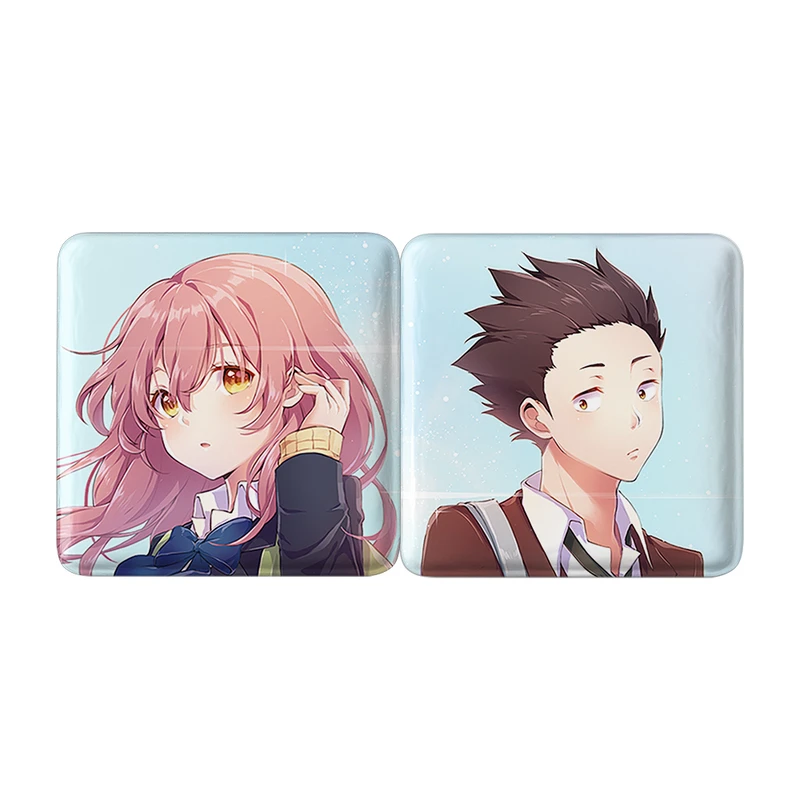 مگنت خندالو مدل انیمه صدای خاموش A Silent Voice کد A93 مجموعه 2 عددی