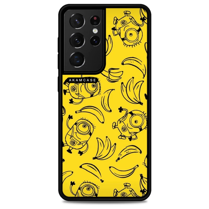 کاور آکام مدل AMC-WSGS21U-MINIONS14 مناسب برای گوشی موبایل سامسونگ Galaxy S21 Ultra