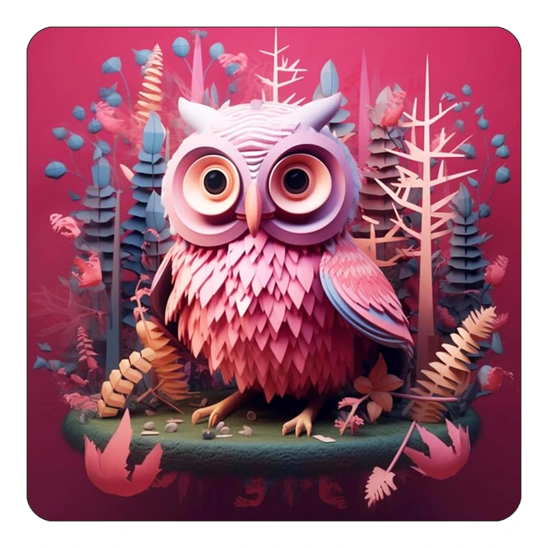 مگنت کاکتی طرح حیوانات رنگی مدل mp25633