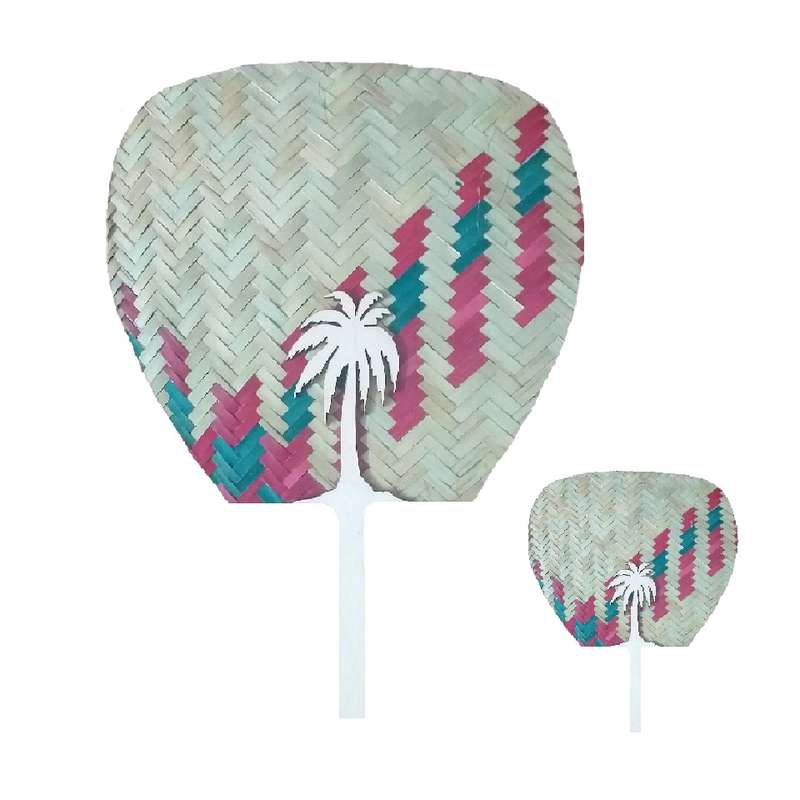 بادبزن مدل حصیر کد AZZ591 بسته ۲ عددی