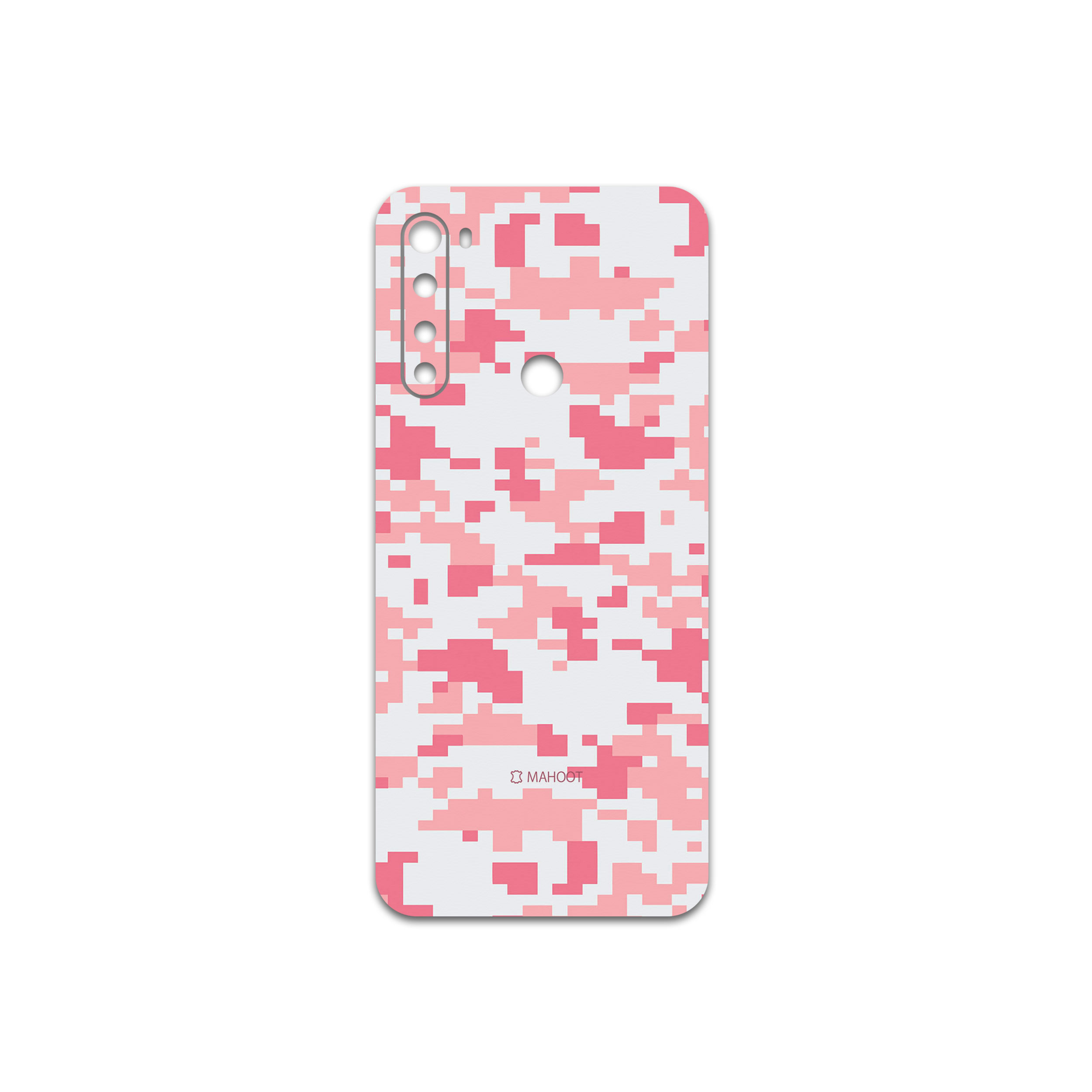 برچسب پوششی ماهوت مدل Army-Pink-pixel مناسب برای گوشی موبایل شیائومی Redmi Note 8T