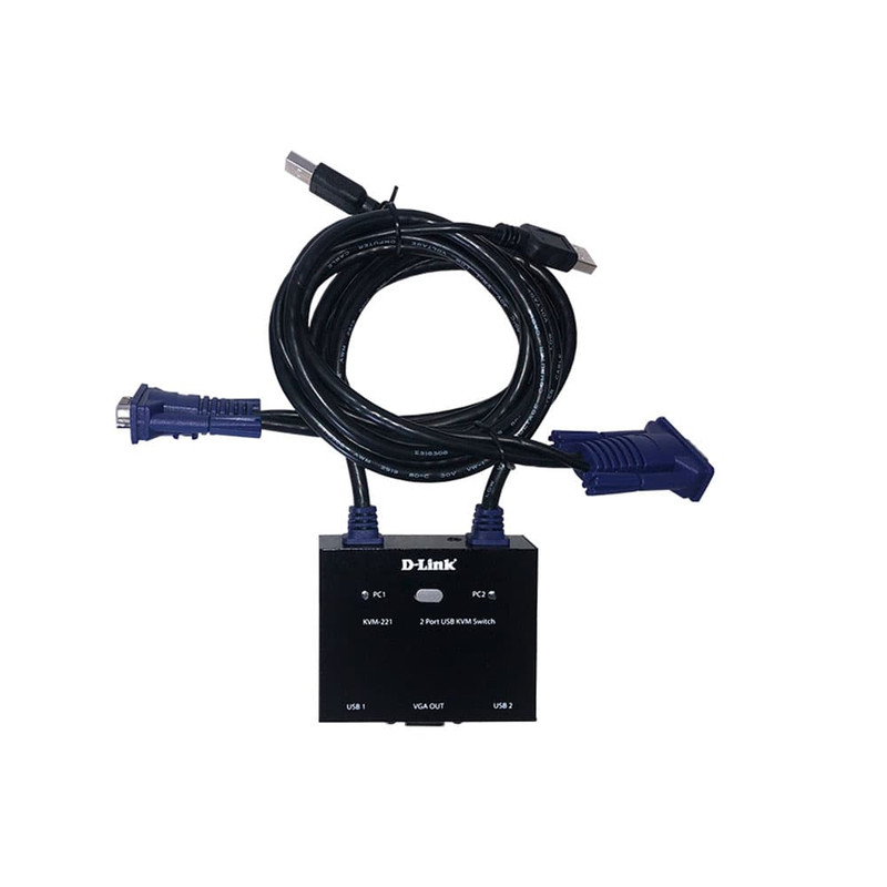 سوییچ 2 پورت DKVM دی-لینک مدل KVM-221 2