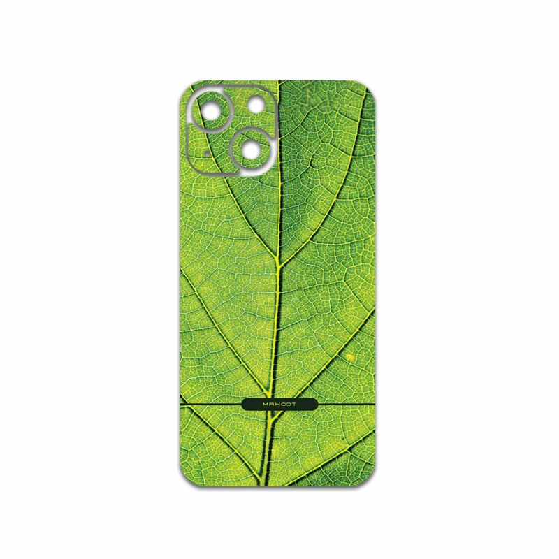 برچسب پوششی ماهوت مدل Leaf-Texture مناسب برای گوشی موبایل اپل iPhone 13 Mini