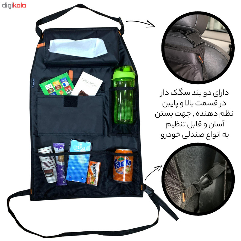 جعبه نظم دهنده خودرو مدل V124 بسته 2 عددی