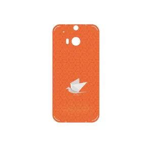 MAHOOT Minimalist origami bird Cover Sticker for HTC One M8