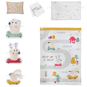 نقد و بررسی ست 7 تکه روتختی کودک پینک بلو مدل ماشین توسط خریداران