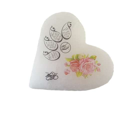 سنگ نمک دکوری طرح قلب کد 32