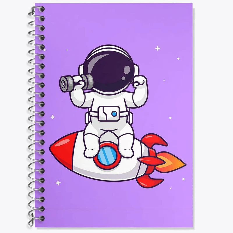 دفتر لغت 50 برگ خندالو مدل فضانورد کد 25104