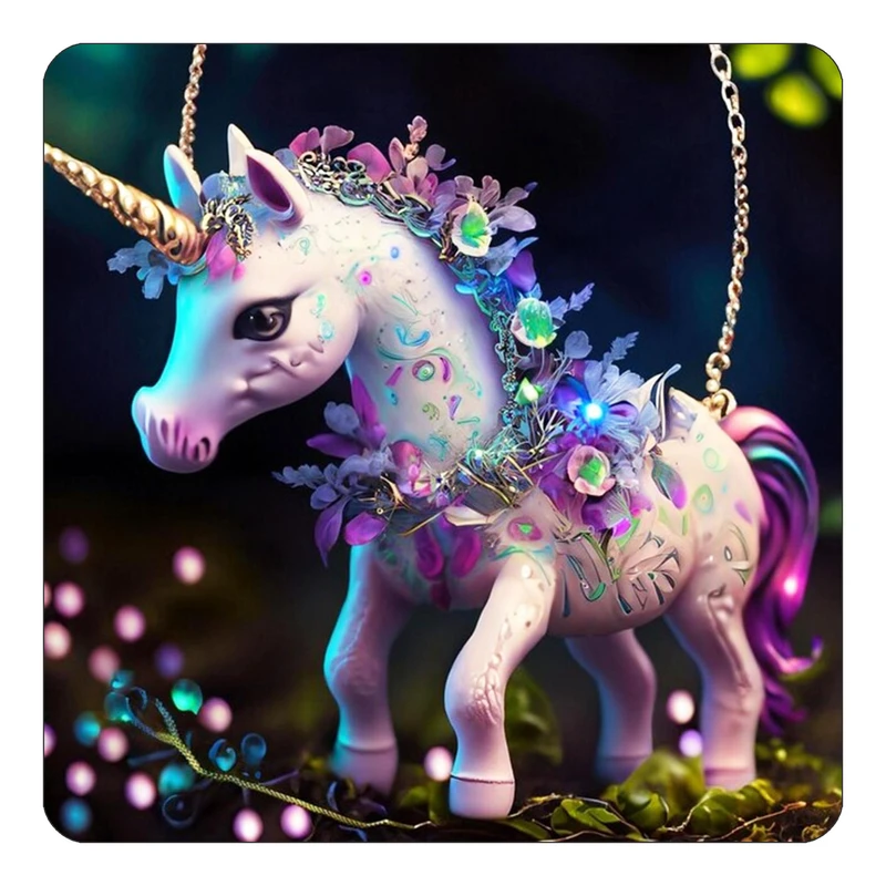 مگنت کاکتی طرح اسب تک شاخ و یونیکورن مدل mp31076