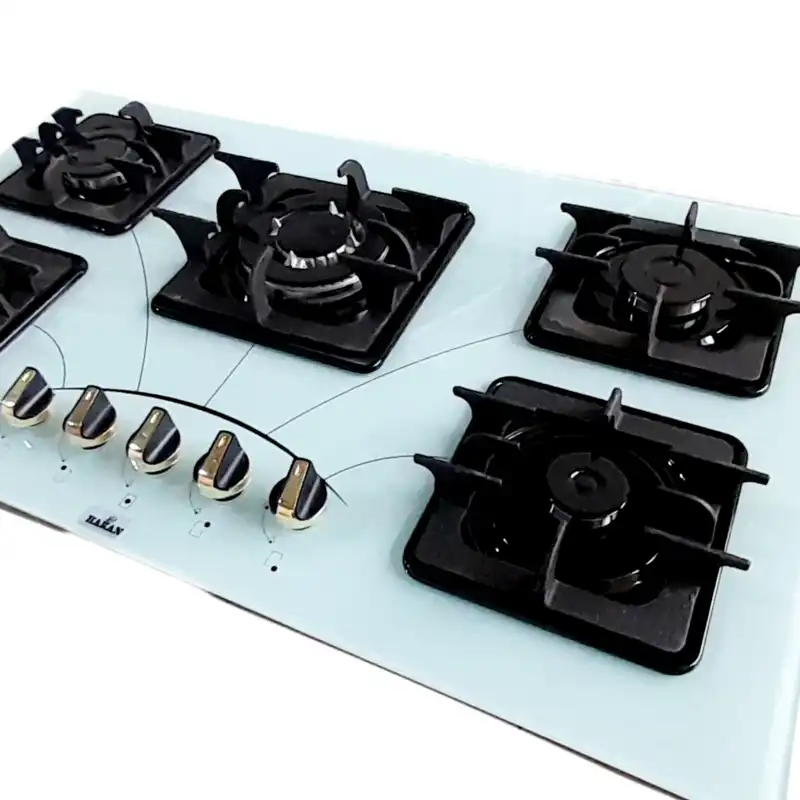 اجاق گاز صفحه ای هاکان مدل شیشه ای ترموکوبل دار