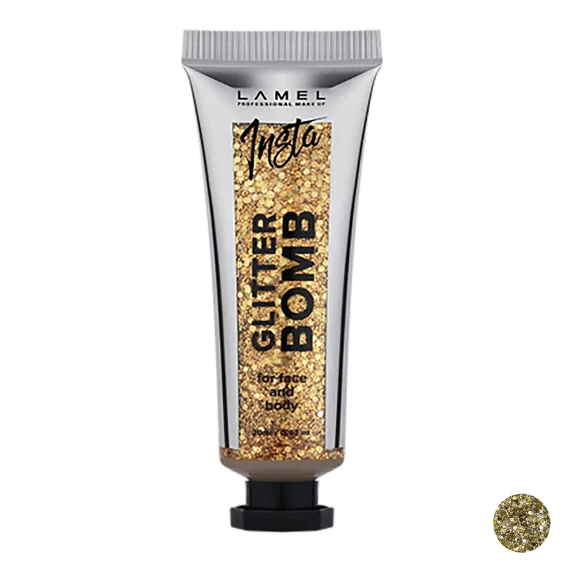 گلیتر چشم و مو لامل مدل INSTA شماره 402