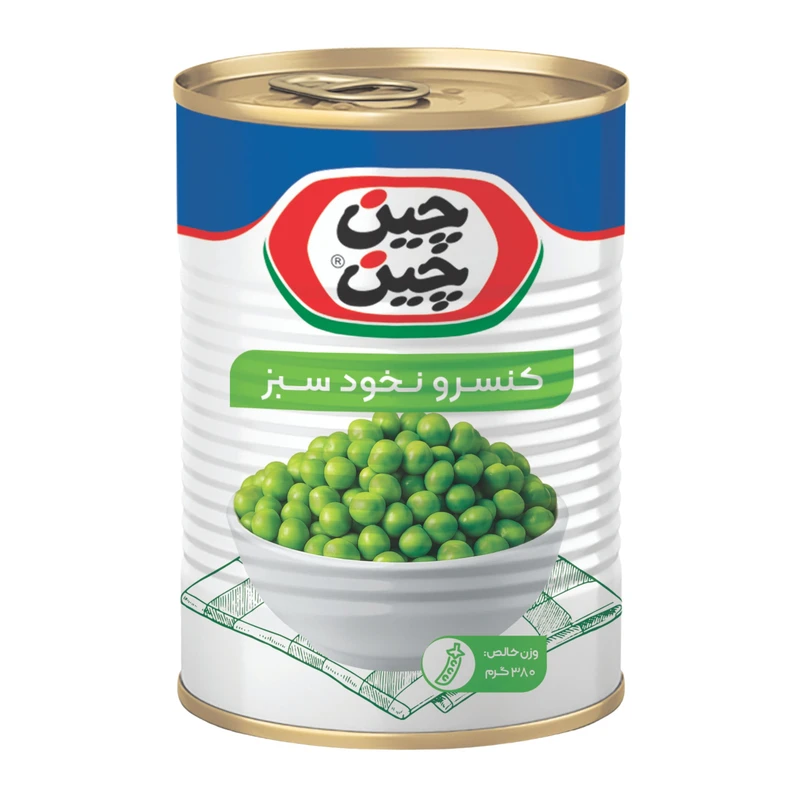کنسرو نخود سبز چین چین - 380 گرم